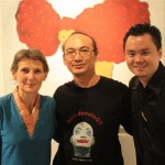 Elisabeth and Heri Dono at an exhibition Merapi Beyond the Myths Elisabeth and Heri Dono at an exhibition Merapi Beyond the Myths